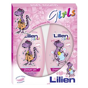 Lilien Girls dětský sprchový gel + pěna 2 x 400 ml dárková sada