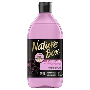Nature Box sprchový gel s mandlovým olejem za studena lisovaným 385ml